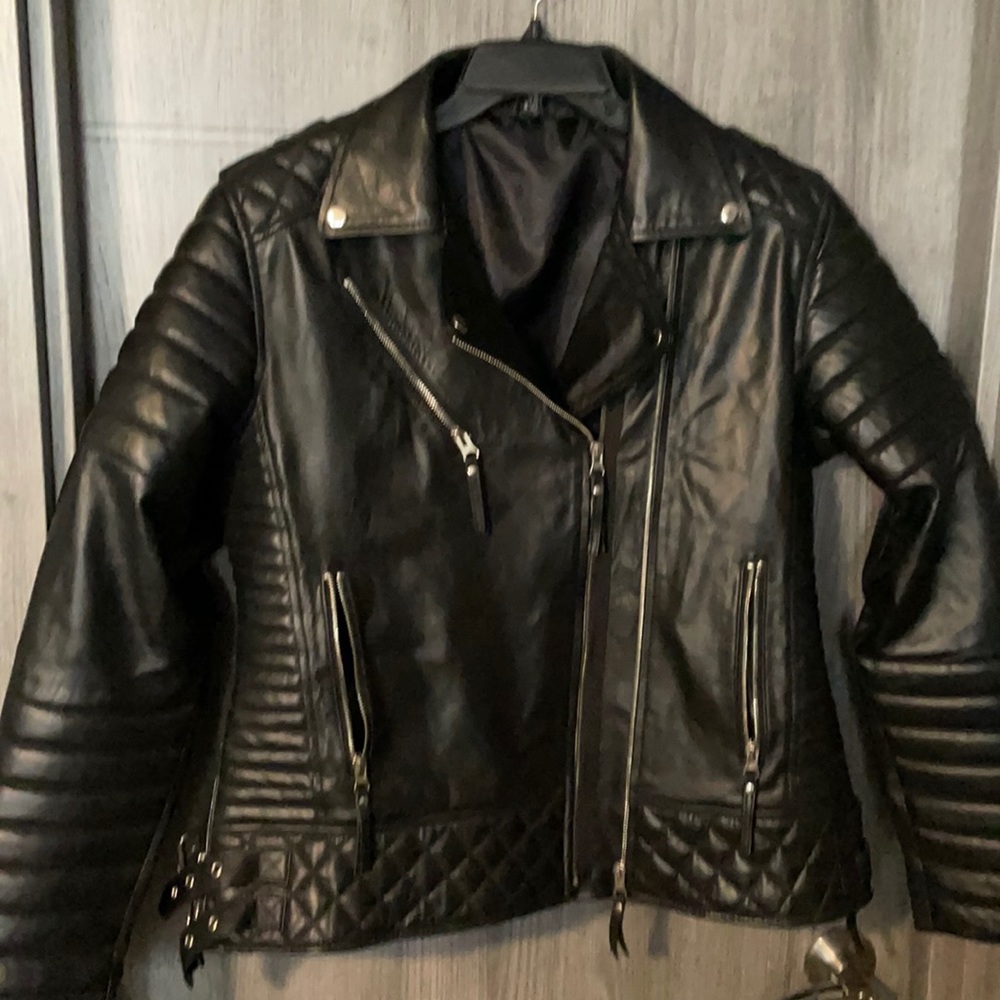 Beautiful black moto jacket Brand new